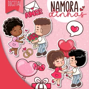 Coleção Romântica Namoradinhos - Kit Digital