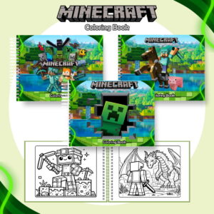 colorindo book minecraft arquivo digital
