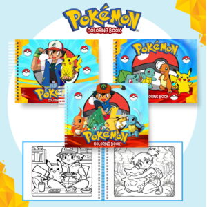 colorindo book pokemon kit digital para imprimir