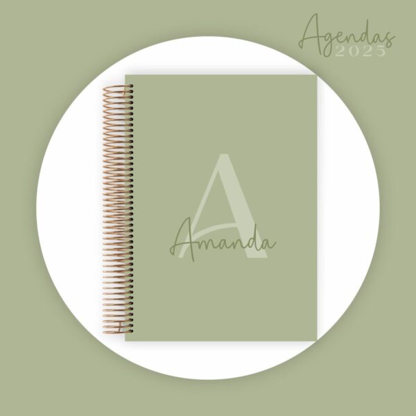 Combo Agendas 2025 Monogramas Arquivo Digital 4