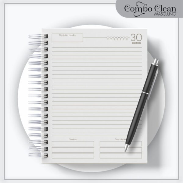 Combo Agendas Elegante Masculinas 2023 - Arquivo Digital