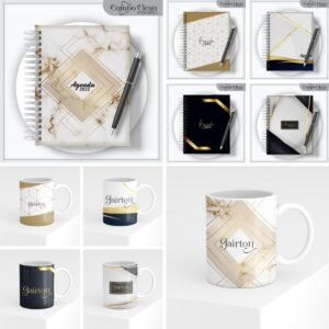 Combo Agendas Elegante Masculinas 2023 - Arquivo Digital