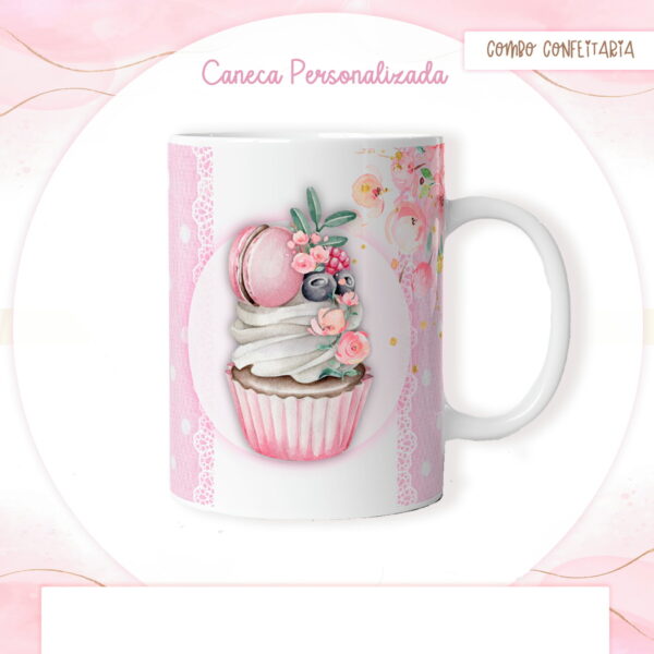 Combo Artes Caneca Confeitaria - Arquivo Digital