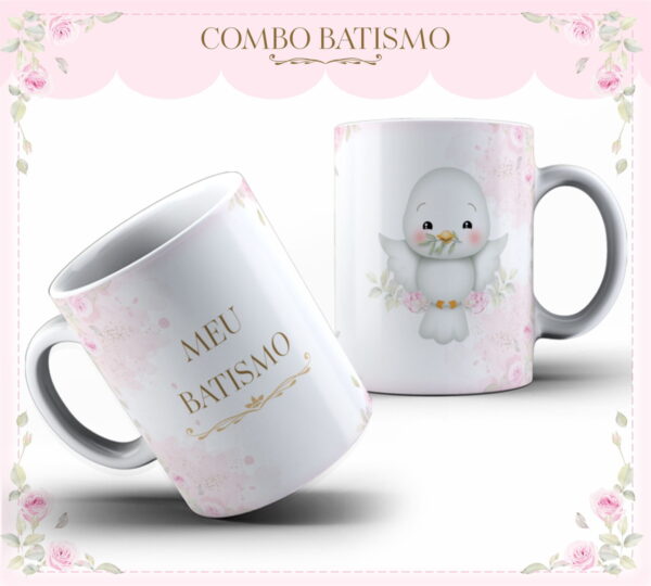 Combo Batizado Menina - Arquivo Digital