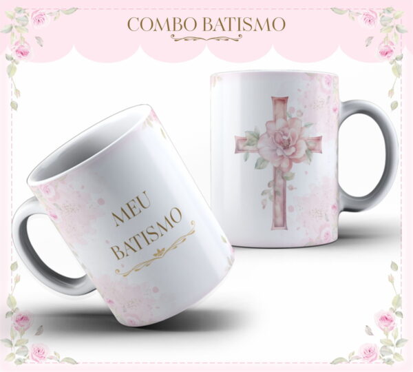 Combo Batizado Menina - Arquivo Digital