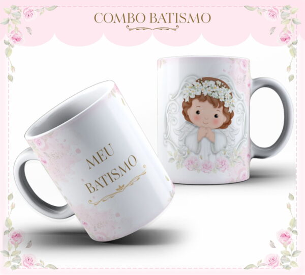 Combo Batizado Menina - Arquivo Digital