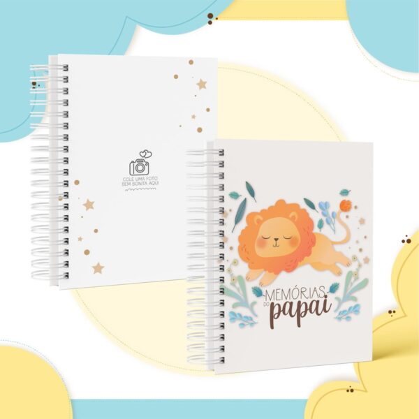 COMBO CADERNO DE MEMÓRIAS DO PAPAI E MAMÃE - ARQUIVO DIGITAL