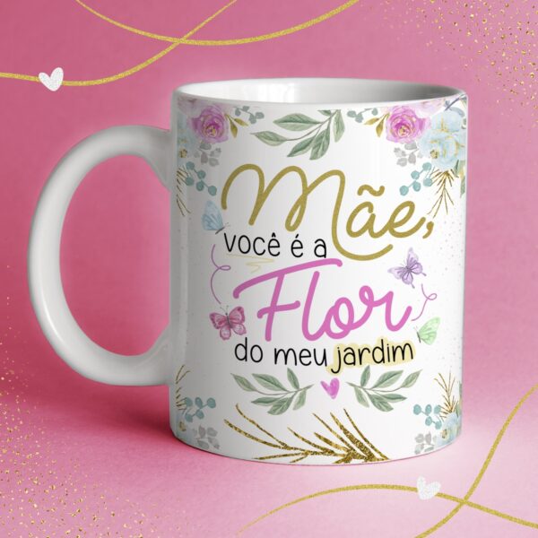 Combo Digital Alfabeto Floral Especial Dia das Mães + Frases