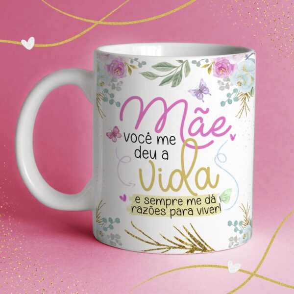 Combo Digital Alfabeto Floral Especial Dia das Mães + Frases
