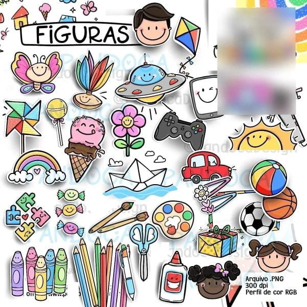Combo Digital Dia Das Crianças Pandoca 2022 Figuras Colorir