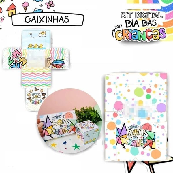Combo Digital Dia Das Crianças Pandoca 2022 Figuras Colorir