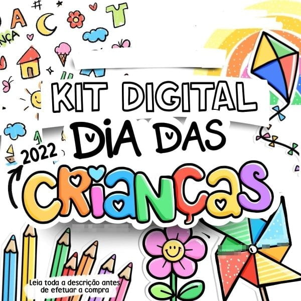 Combo Digital Dia Das Crianças Pandoca 2022 Figuras Colorir