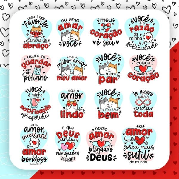 Combo Digital Namorados Arquivos De Corte Ilustrações Mimos