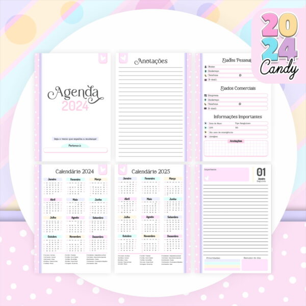 Combo Encadernação: Candy 2024 - Arquivo Digital