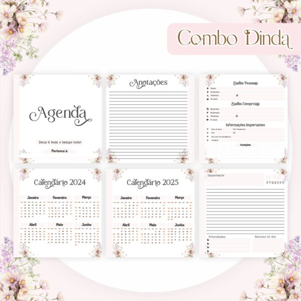 Combo Encadernação: Dinda - Arquivo Digital