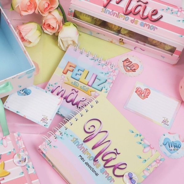 Combo Encadernação + Kit Digital Dia Das Mães Álbum Memórias