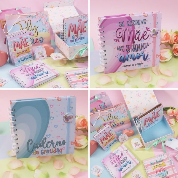 Combo Encadernação + Kit Digital Dia Das Mães Álbum Memórias
