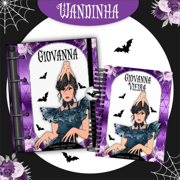 Combo Escolar Wandinha 2024 - Arquivo Digital
