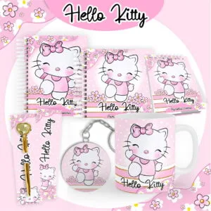 Combo Hello Kitty Encadernação - Arquivo Digital 3 Combo Hello Kitty Encadernação - Arquivo Digital