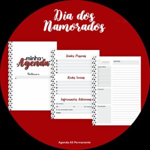 Combo Lettering Dia dos Namorados - Arquivo Digital