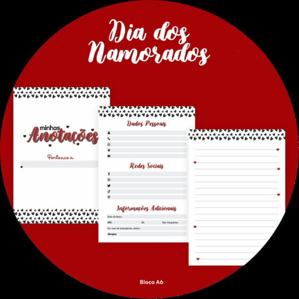 Combo Lettering Dia dos Namorados - Arquivo Digital