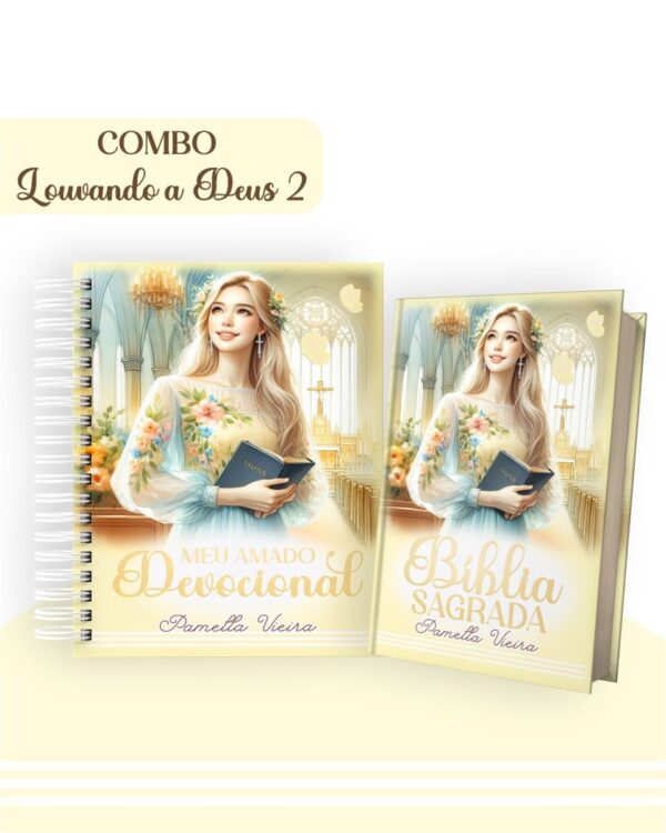 Combo Louvando a Deus 2 - Encadernação