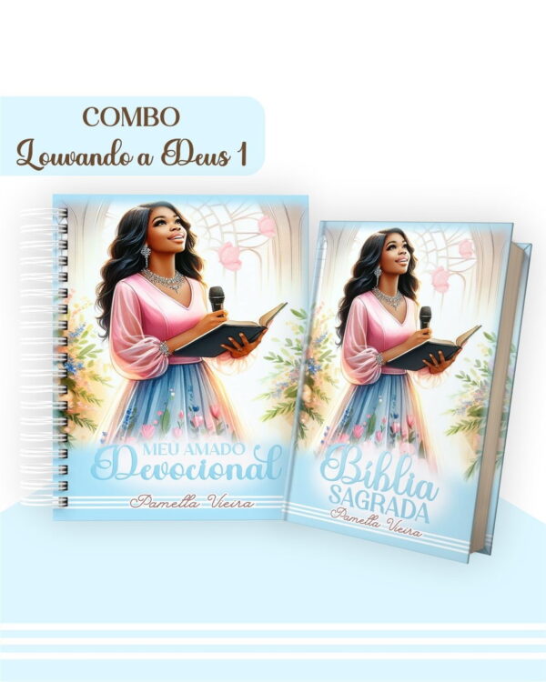 Combo Louvando a Deus - Encadernação