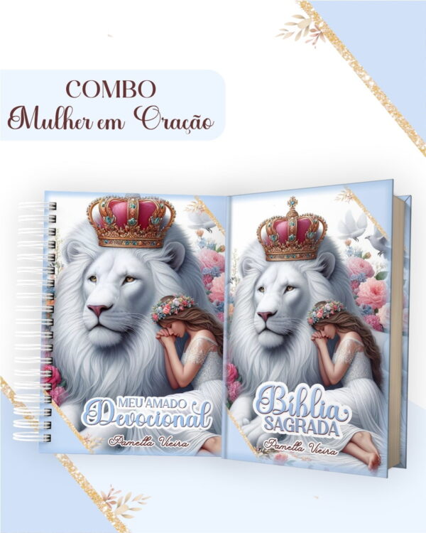 Combo Mulher em Oração - Encadernação