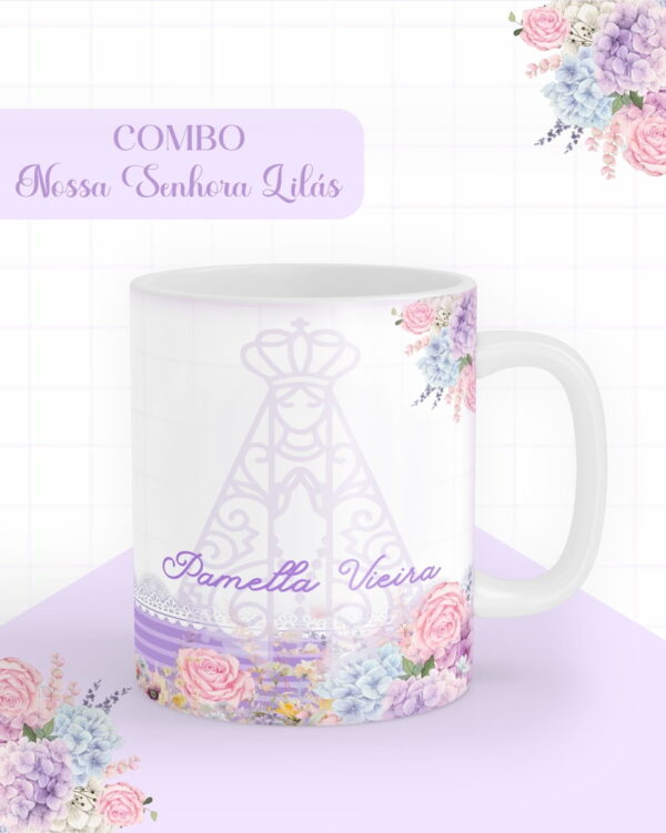Combo Nossa Senhora Lilás - Encadernação
