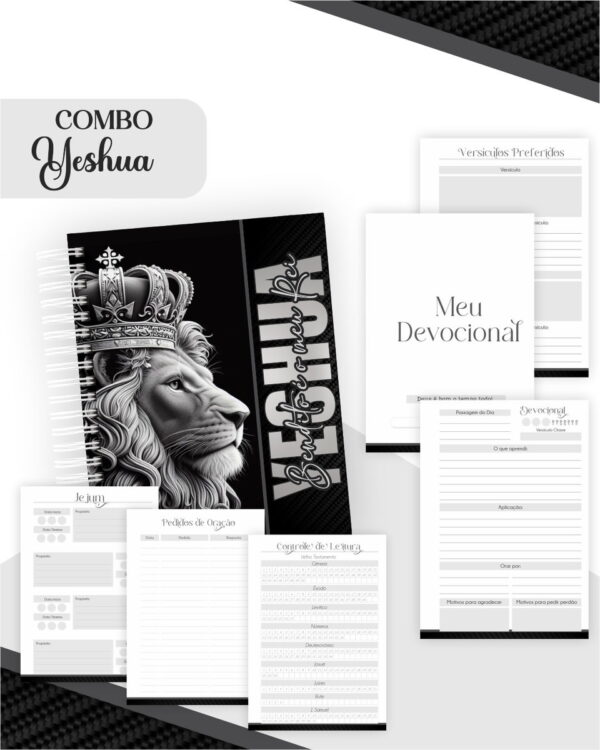 Combo Yeshua Masculino - Encadernação