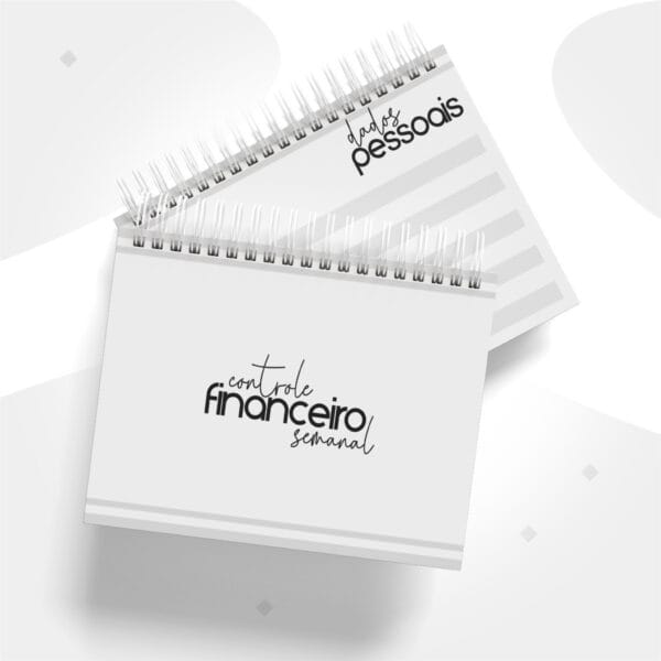 Controle Financeiro Semanal Masculino A6 - Arquivo Digital