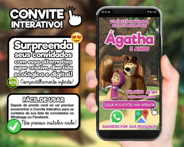Convites Digitais Interativos - Corel