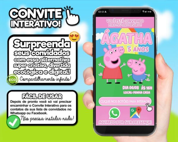 Convites Digitais Interativos - Corel
