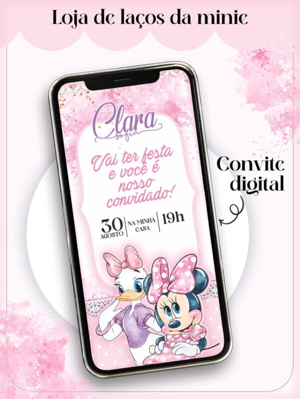 Convites Digitais Meninas - Arquivo Digital
