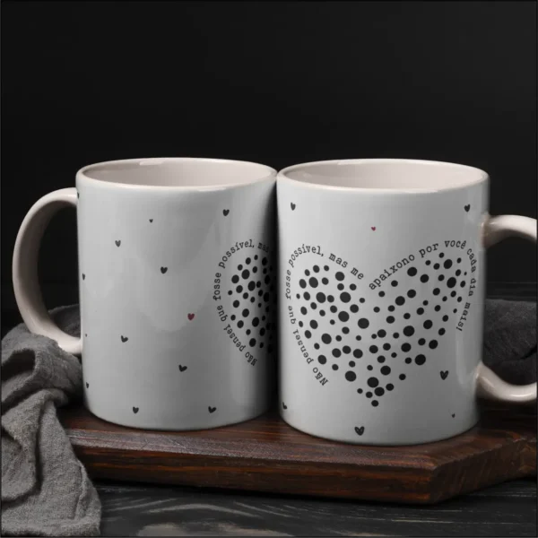 Crie Presentes Únicos com Artes para Caneca - Amor e Paixão