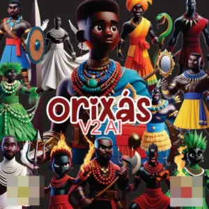 Crie Projetos Unicos Com O Kit Digital De Orixas Em 3d 2