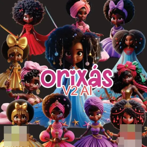 Crie Projetos Unicos Com O Kit Digital De Orixas Em 3d