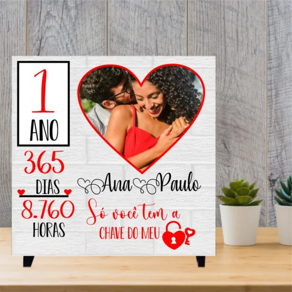 Decoração DIY Azulejo para Dia dos Namorados em PNG