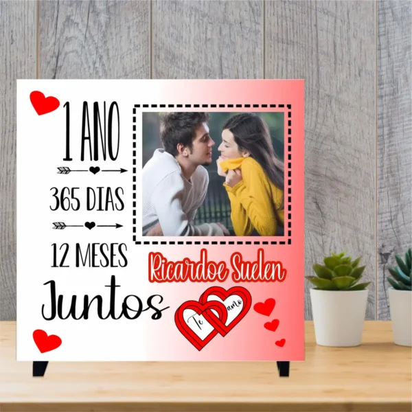Decoração DIY Azulejo para Dia dos Namorados em PNG