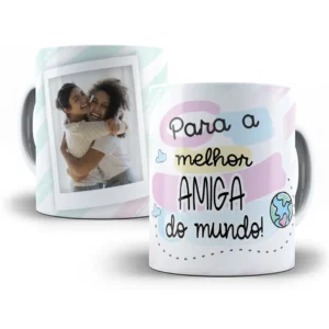 Design Caneca Personalizada A Melhor Amiga do Mundo