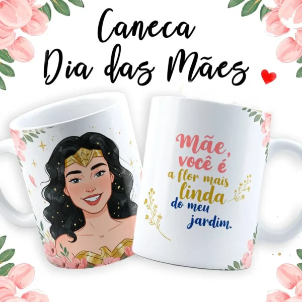 Design Exclusivo Caneca Dia das Mães
