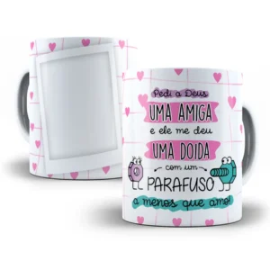 Design Para Caneca Amizade E Diversao Dia Do Amigo
