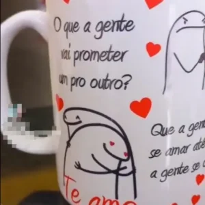 Design PNG para Caneca - Frase Romântica A Gente Vai