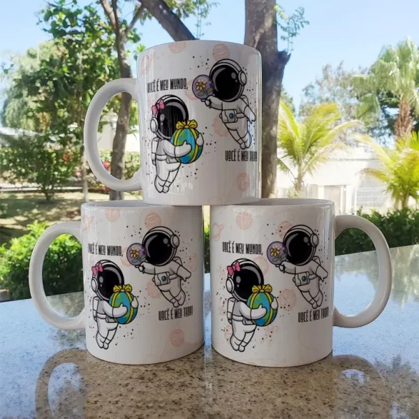 Designs Caneca Dia dos Namorados - Astronauta Apaixonado