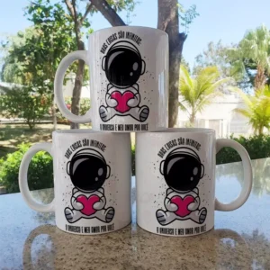 Designs Caneca Dia dos Namorados - Astronauta Apaixonado
