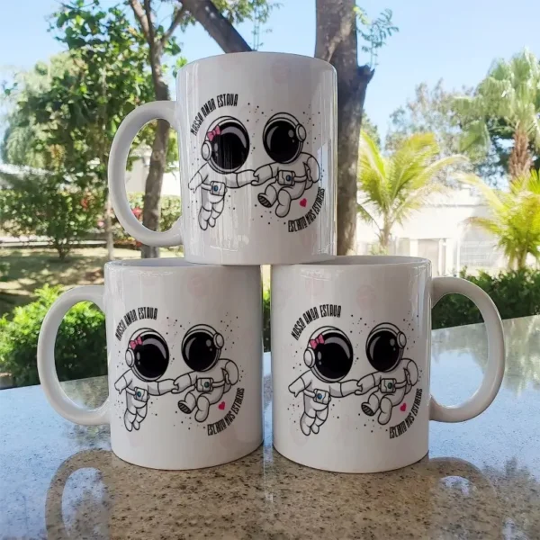 Designs Caneca Dia dos Namorados - Astronauta Apaixonado