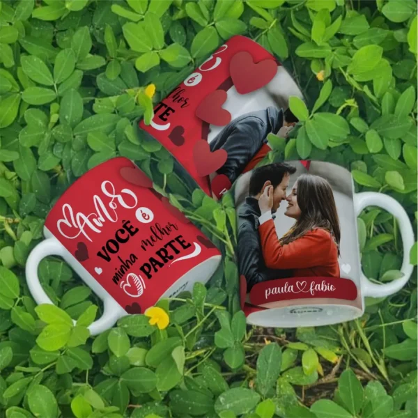 Designs Criativos para Canecas do Dia dos Namorados