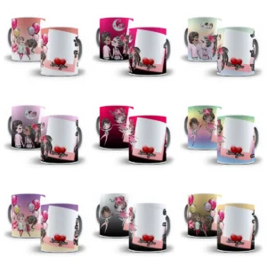 Designs Criativos para Canecas do Dia dos Namorados