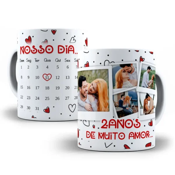 Designs de Caneca para Celebração do Amor no Dia dos Namorados