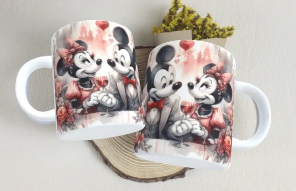 Designs JPG Mickey Minnie para Dia dos Namorados